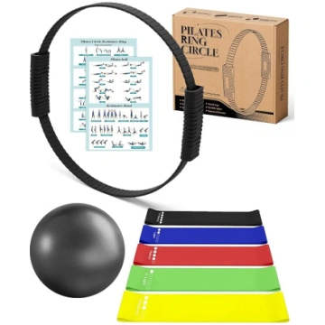 Pilates gredzenu komplekts, mājas Pilates komplekt