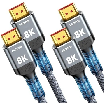 SNOWKIDS HDMI 2.1 kabelis 8K 3 m (2 gabali), 2.1 4