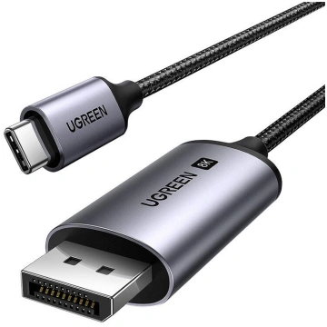 UGREEN CM556 USB-C to DisplayPort 8K Cable 1m (Bla