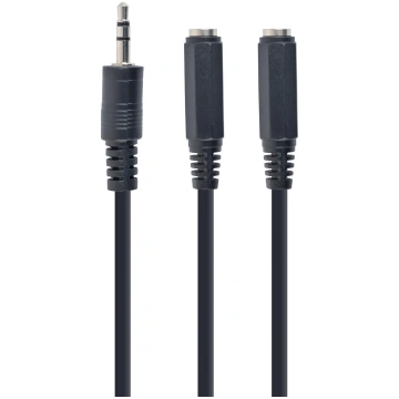 Kabelis AUDIO SPLITTER 3.5MM/10CM WHT CCA-415-0.1M