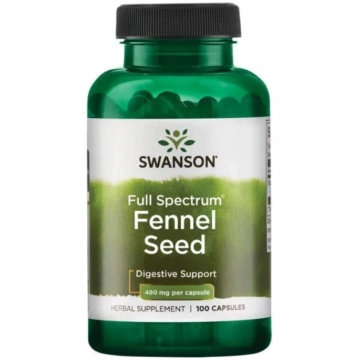 Swanson pilna spektra fenheļa sēklas 480 mg (fenhe