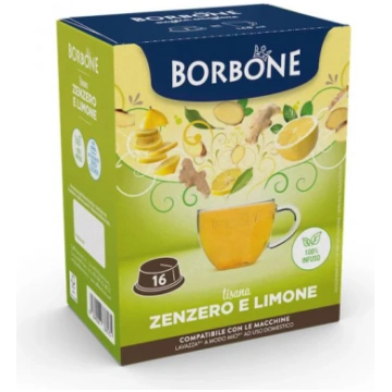Capsule Borbone Solubile Tisana ZENZERO e LIMONE x