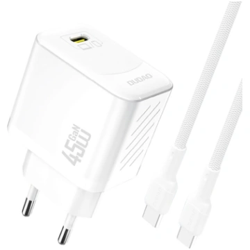 Dudao GaN tīkla lādētājs ar 45 W USB-C kabeli - ba