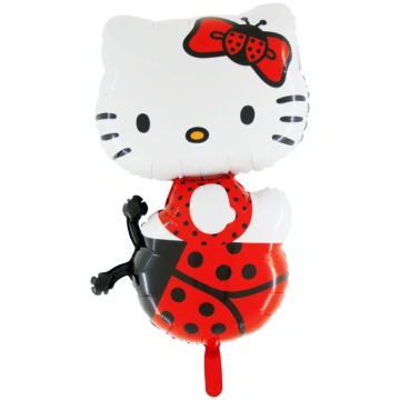 SUPERSHAPE FOIL BALLOON HELLO KITTY LADYBUG 40"