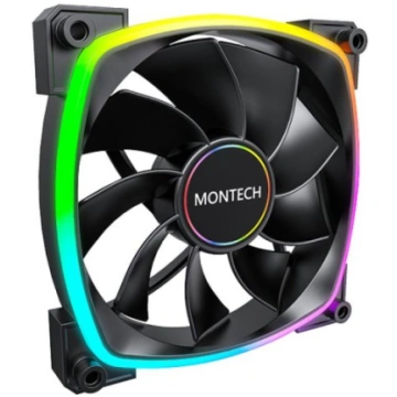 CASE FAN 140MM/RX140 PWM BLACK MONTECH
