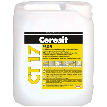Grunts dziļumgruntis Ceresit CT17, dzeltenīga krās