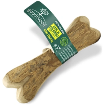 GoodWood Dog Coffee Wood Bone Small ( Good Wood 16