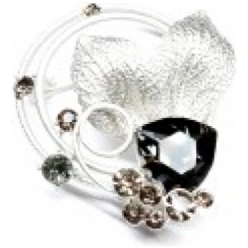 Broša «Sudraba ziedlapiņa» (6714)