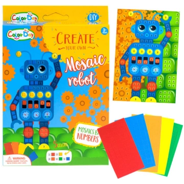 Mozaīka, robots Color Day Create, daudzkrāsaina
