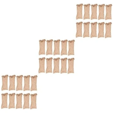 minkissy Pack of 36 Elastīgās parūku cepures Melna