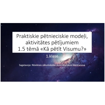 Zeme,Saule,Mēness 4 modeļi praktiskai darbībai,pēt
