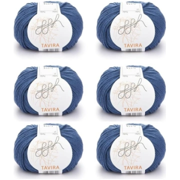 ggh Tavira Box | 6 x 50 g (kopā 300 g) kokvilnas a