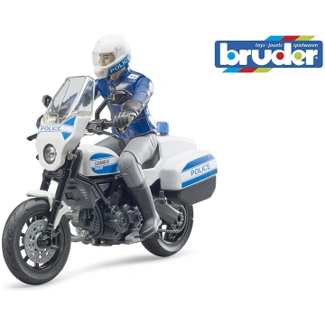 Bruder bworld Scrambler Ducati police motorcycle (