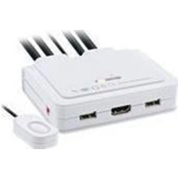 Przecznik InLine InLine Kabel KVM Switch, 2-portow