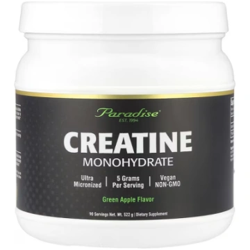 Paradise Herbs, Creatine Monohydrate, Green Apple,