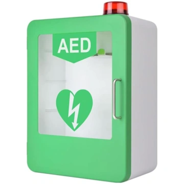 AED defibrilatora glabāšanas skapis, pie sienas mo