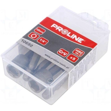 Screwdriver bit | Socket: HEX 10mm | Mounting: 1/4