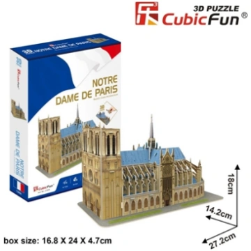 Cubicfun Puzzle 3D - Katedra Notre Dame (GXP-64176