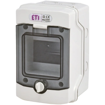 Eti-Polam Modular distribution board 1x4 surface-m