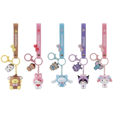 YUME Hello Kitty un Friends atslēgu piekariņš ar s