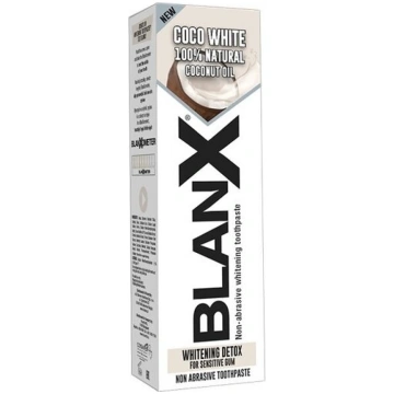 Balinošs zobu pasta - BLANX - Coco White - 75ml - 