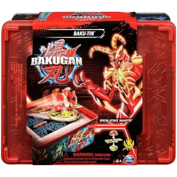 Bakugan Baku-tin with Special Attack Mantid Custom