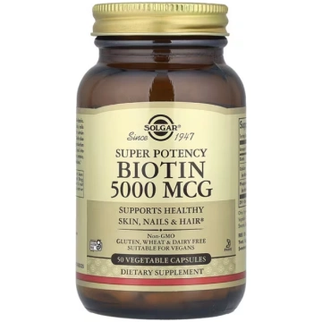 Solgar, Biotin, 50 Vegetable Capsules