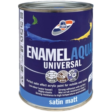 Emalja Enamel Aqua Universal matēta tumšbrūna 0.9L