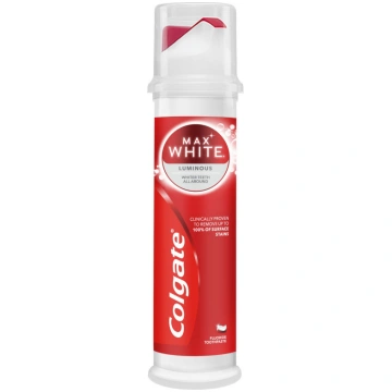 Colgate balinoša zobu pasta ar dozatoru Max White 