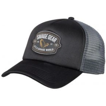 SAVAGE Gear Badge Trucker Cap Black