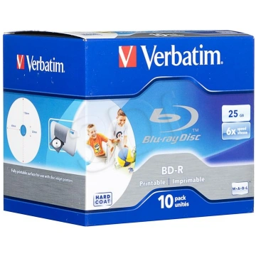 BD-R Verbatim 25GB Printable 10pcs ( 43713 )