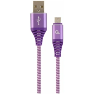 Gembird USB Male - Micro USB Male Premium cotton b