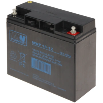 AKUMULATORS 12V/18AH-MWP MW POWER