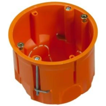 Reģipša nozarkārba 1 -vietīga dziļa 68x60mm oranža
