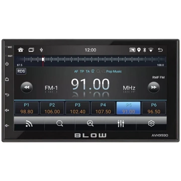BLOW AVH-9930 Melns 200 W Wi-Fi Bluetooth automašī