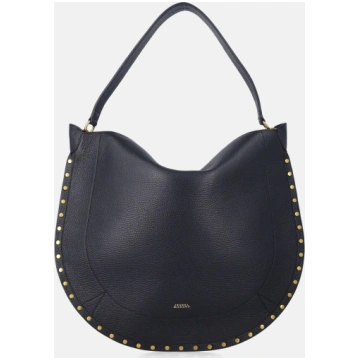 Isabel Marant Oskan black suede hobo bag Spazio Pr