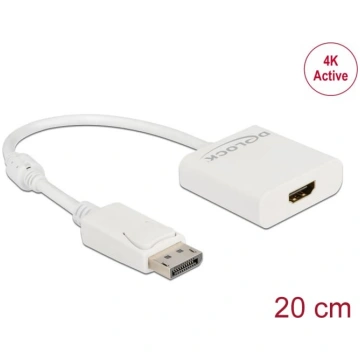 Delock Adapter DisplayPort 1.2 male to HDMI female