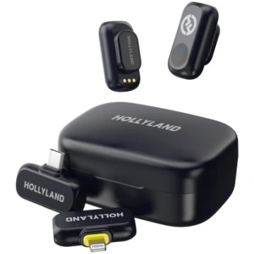Hollyland LARK A1 Combo-Space Gray USB-C RX + Ligh