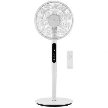 Klusais grīdas ventilators ar tālvadības pulti, ja