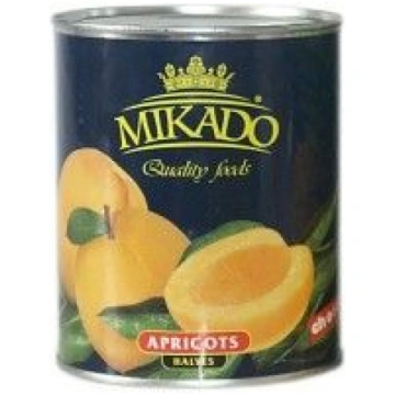 Aprikožu pusītes MIKADO, 820g/480g (450-08256)