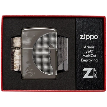 Zippo Lighter 49353 Armor® Wolf Design 19169317489