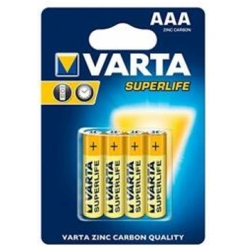 Baterijas Varta AAA SuperLife Zinc Carbon 4 Pack (