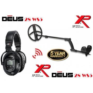 XP Deus X35 28 WS5 ar spoli 28 cm un WS5 austiņam 