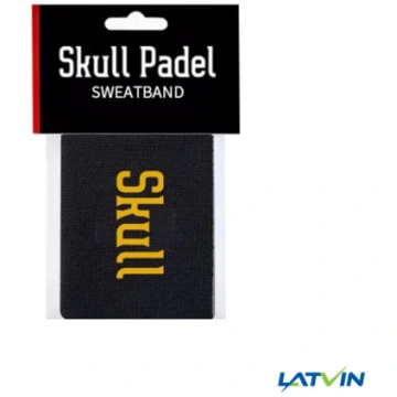 SKULL PADEL M sviedru aproce melna/zelta (wristban