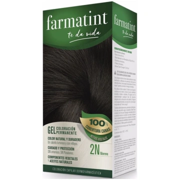 Matu krāsa Farmatint Permanent Color Gel, brūna kr