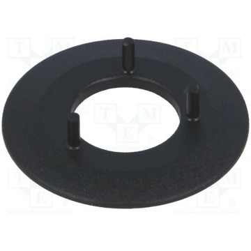 Collar with pointer; ABS; black; push-in; Pointer: