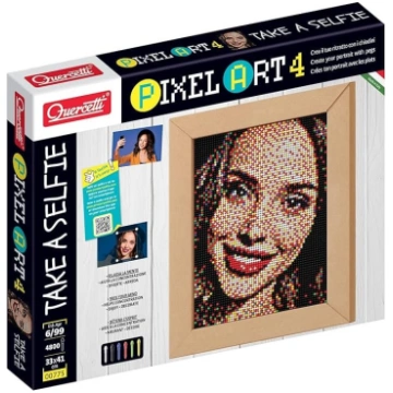 Quercetti Pixel Art 4 Pašbildes mozaīkas komplekts