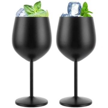 SHUESS 2 vīna glāžu komplekts, 550 ml, nerūsējošā 