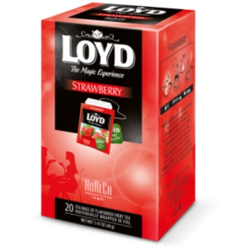 *Augļu tēja LOYD ar zemenēm, 20 maisiņi SA017895