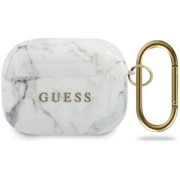 Guess Airpods Pro futrālis, Marble Collection, bal